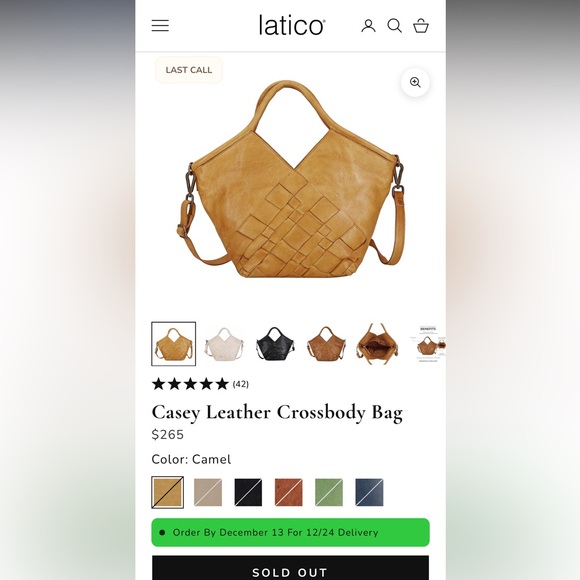 Latico Casey Leather Crossbody Handbag - Picture 11 of 11